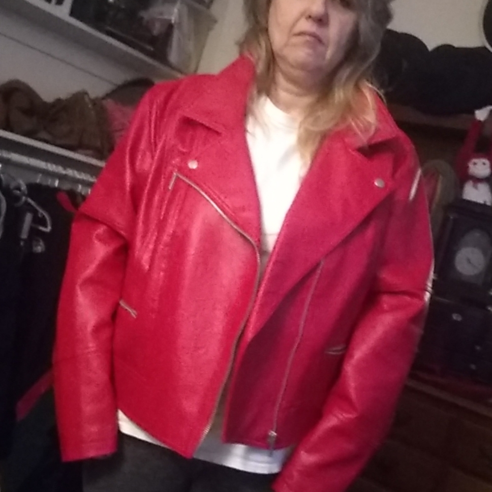 Pleather coat